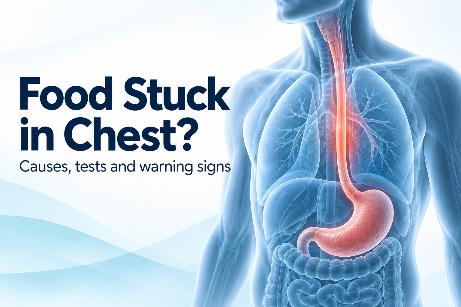 Food Stuck in Chest: Causes, Warning Signs and When to Get Help